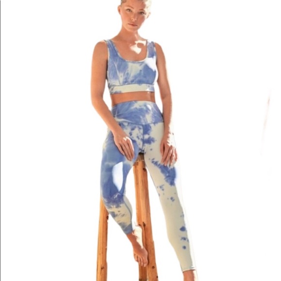 Kimberly Pants - Tie dye leggings with matching sports bra …